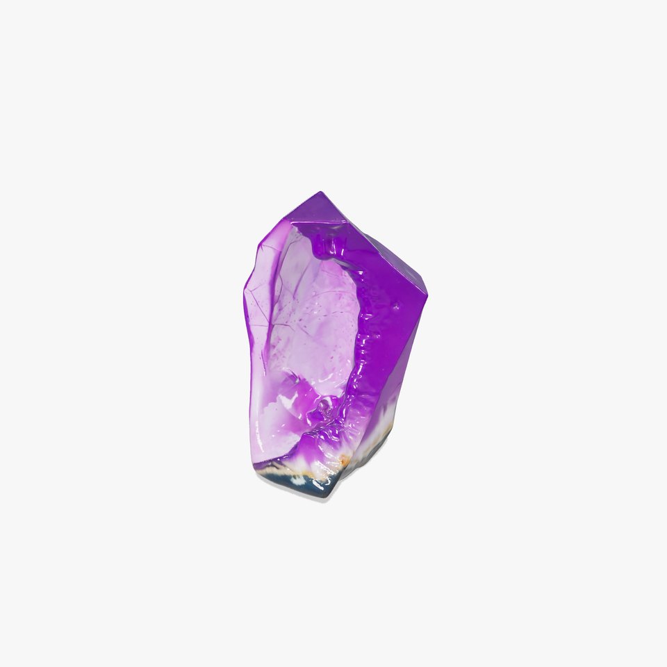 Amethyst Crystal Gemstone Model Pack